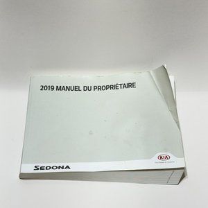 2019 KIA Sedona (French) User Guide Owners Operators Manual - Comprehensive